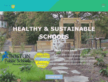 Tablet Screenshot of bostongreenschools.org